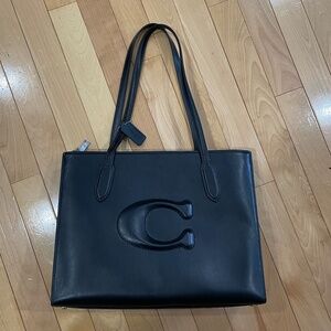 Coach Tote Bag - Black with letter "C"